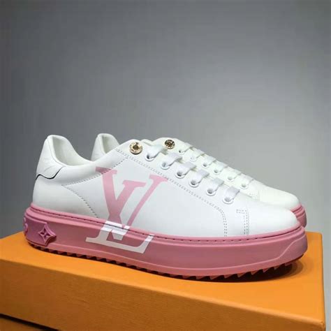 louis vuitton timeout sneaker pink